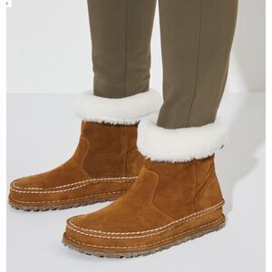 NWT  Birkenstock Women Lahti Genuine Shearling Boot Sz 38 (7.5) Runs Small